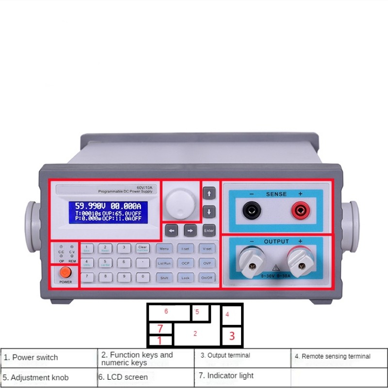 Switching Dc Power Supply 300V 1A - مزود طاقة تيار مستمر قابل للبرمجة