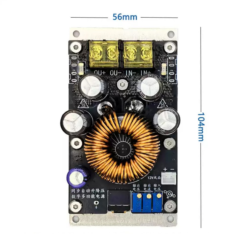وحدة تحويل طاقة 1000 واط 25 أم - مراجعة Step Down Dc Power Supply Module 1000W وسعره