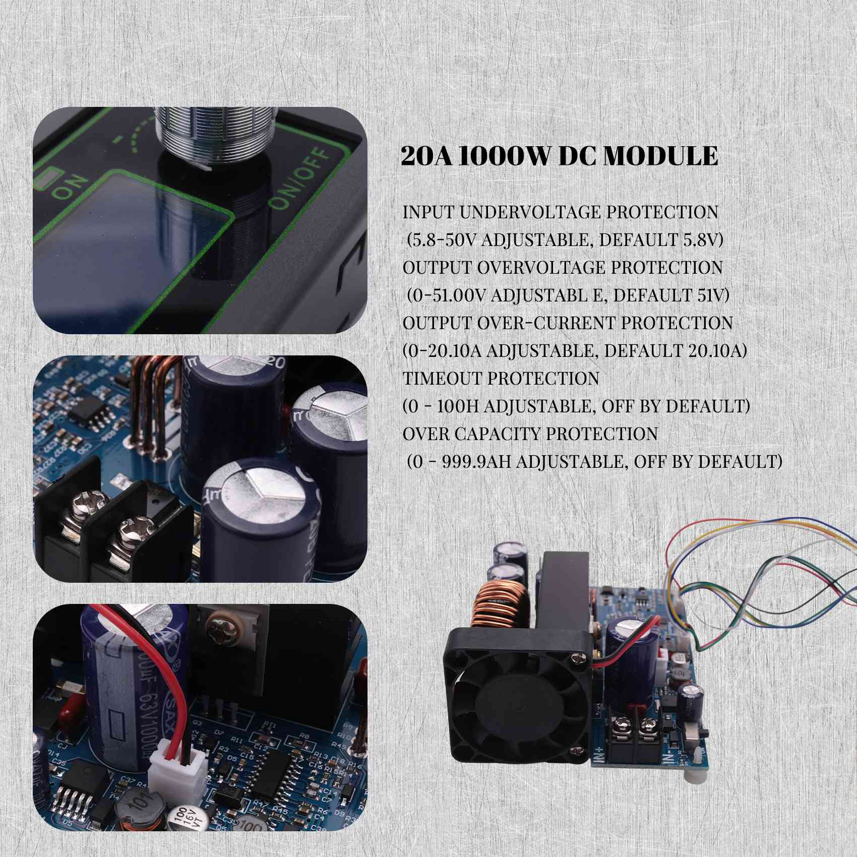 [NEWA08R] WZ5020L، محول تيار م - مراجعة Step Down Dc Power Supply Module 1000W وسعره