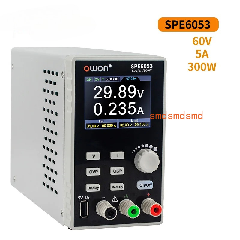 مصدر طاقة تيار مستمر قابل للبر - مراجعة Programmable Dc Power Supply 60V 10A وسعره